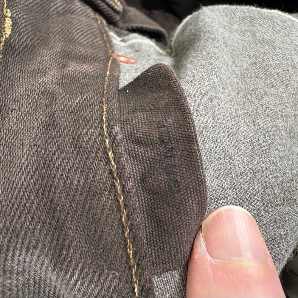 SLVRLAKE Grace Jeans Northern Cedar Brown Size 28 - Picture 7 of 8